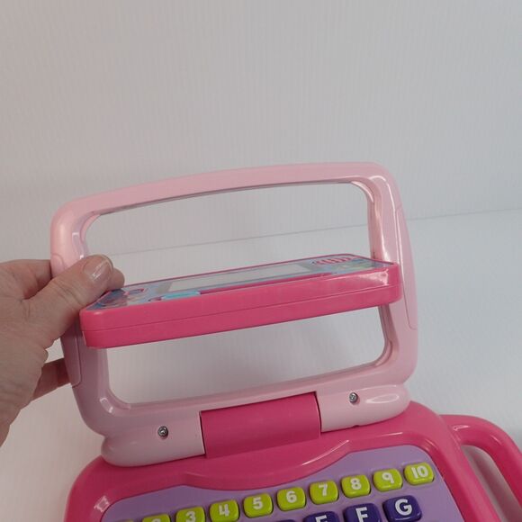 LeapFrog 2 in 1 LeapTop Touch & Laugh & Learn Pink LIL' GAMER Lot of 2 Toys - Picture 12 of 15